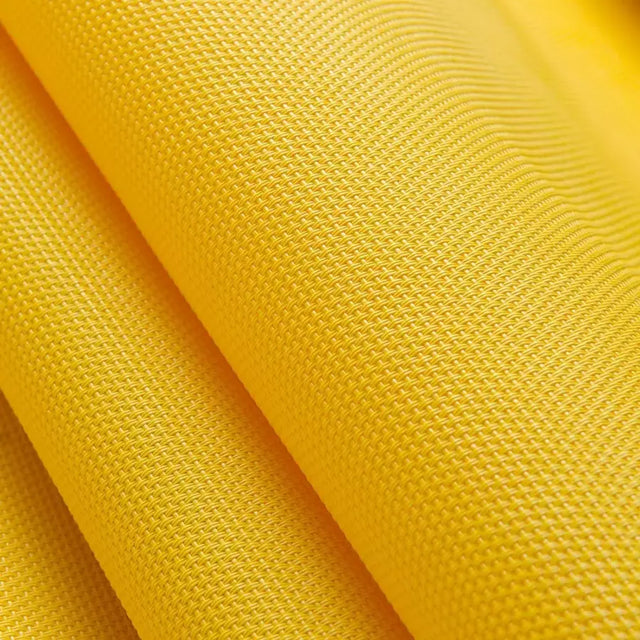 Vinyl Mesh Fabric Durable 60 Inch Lemon Yellow for Outdoor Shade - 90-95% Shade Factor