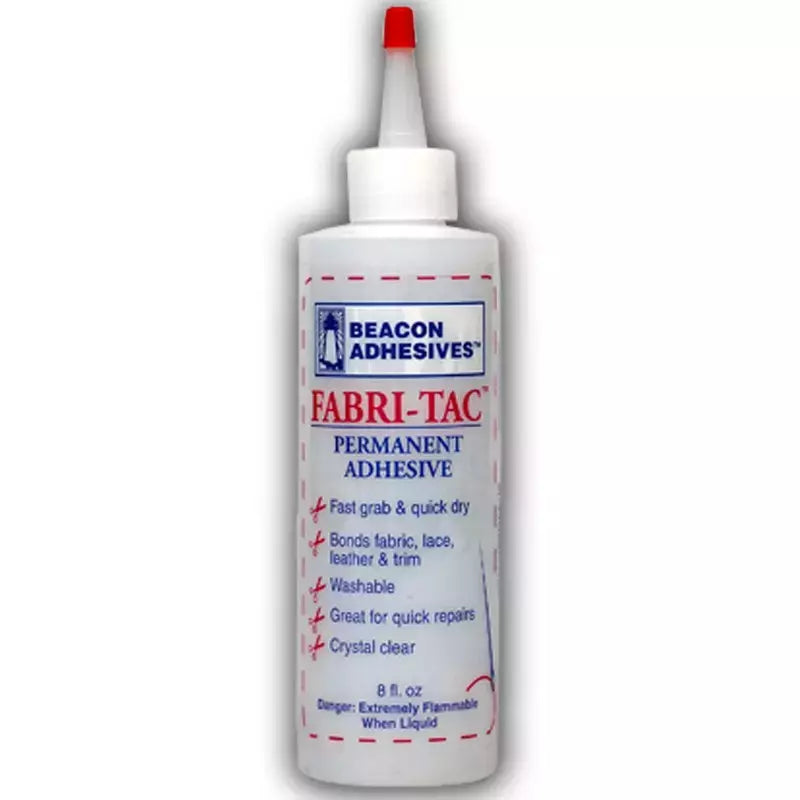 Permanent Fabric Adhesive Fast-Dry Crystal Clear for Crafts - Beacon Fabri-Tac