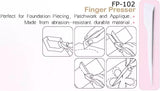 Finger Presser Durable Plastic Seam Tool for Sewing and Quilting