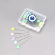 Flower Head Pins Steel Nickel-Plated Extra Long for Heavy Fabrics - 0.8mm x 50mm