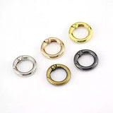 Spring Gate O-Ring Alloy Metal Ring for Bags & Leathercraft - 3.5mm x 12.2mm