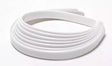Plastic Toothless Headbands White - 1/2" and 1"