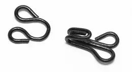 Hook & Eye Fastener Sets Secure Closure for Garments - 144 Set Pack