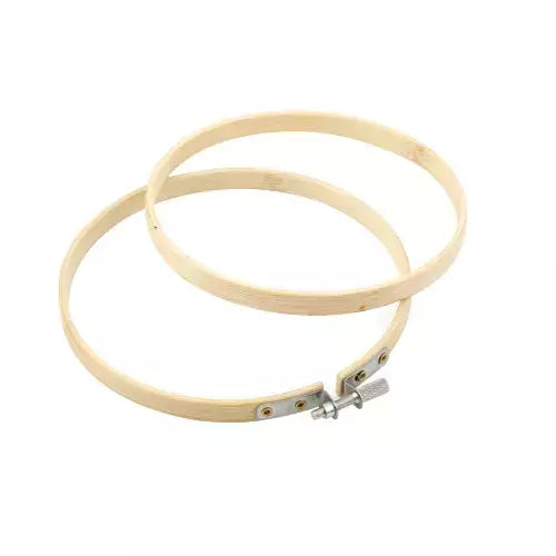 Embroidery Hoop Bamboo Frame for Stitching and Fabric Painting - Round 5"