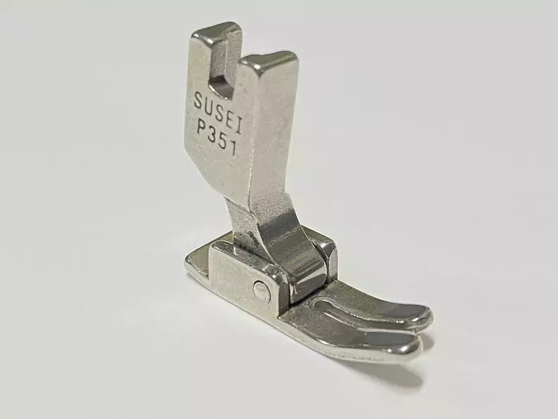 Straight Stitch Hinged Teflon Presser Foot for High Shank Industrial Machines - P351