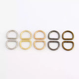 D-Ring Welded Metal Ring Durable Hardware for Bags - 1/2" to 2"