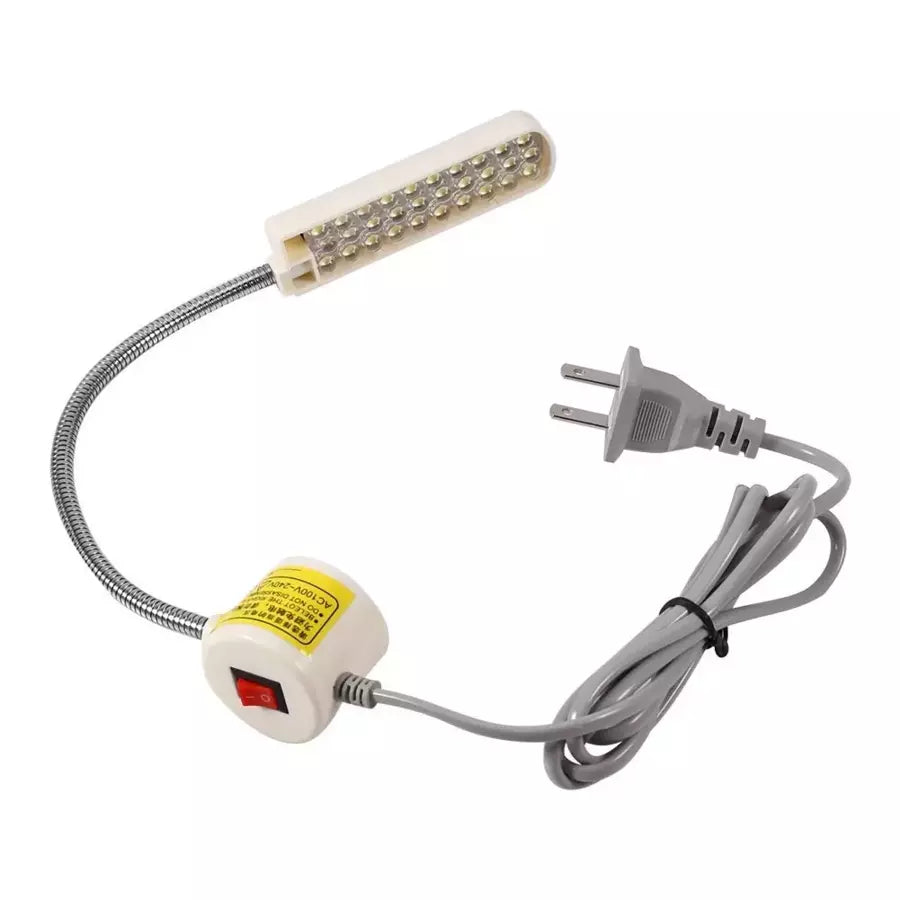 LED Sewing Machine Light Magnetic Flexible 110V Bright - 30 LED