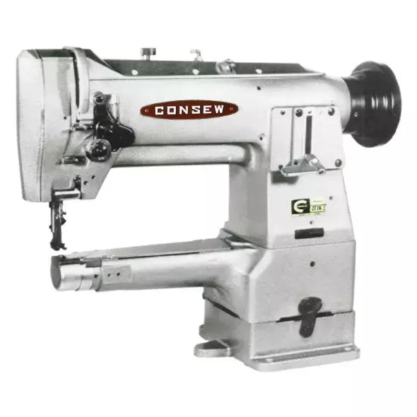 Industrial Sewing Machine Heavy-Duty Narrow Cylinder Bed Lockstitch for Upholstery - Consew 277RB-1