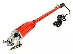 Electric Rotary Cutter Heavy-Duty Fabric Cutting with 24" Long Handle - 2" Blade