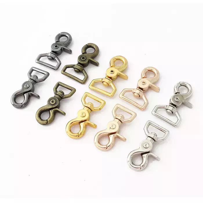 Swivel Snap Hook Metal Trigger Snap for Bags & Leather - 20mm/25mm