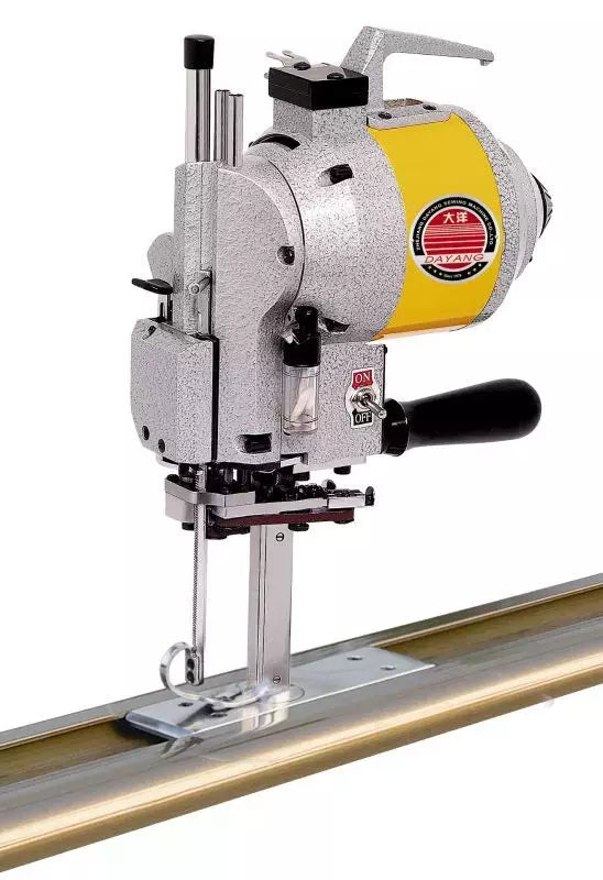 Straight Fabric Cutting Machine 5" Heavy-Duty for Garment Cutting - 96" Rail