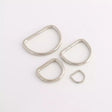 D-Ring Metal Hardware Durable for Bags, Belts & Gear - Non-Welded