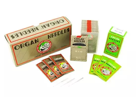 88X1 Round Shaft Sewing Machine Needles for Brother Singer - Sizes 12-18