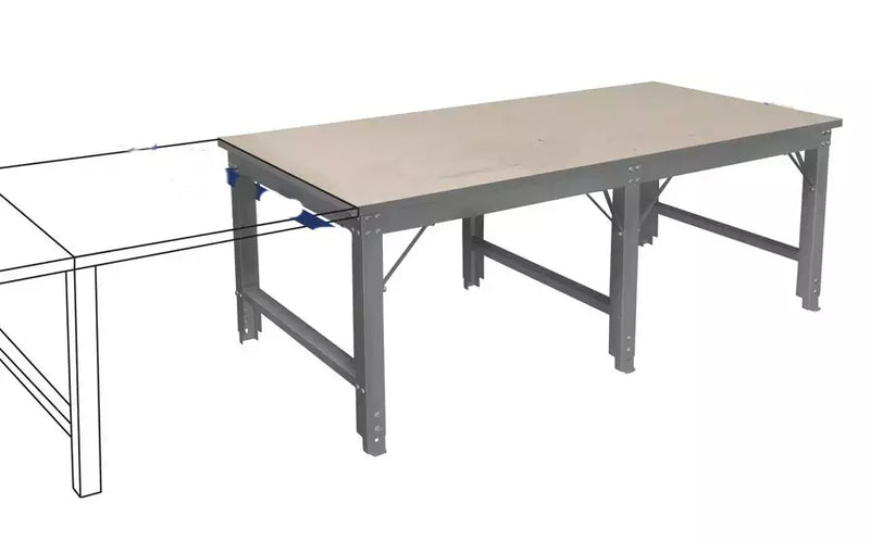 Production Cutting Table Heavy-Duty Modular for Sewing Rooms - 48" x 48"