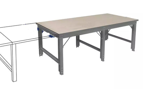 Production Cutting Table Heavy-Duty Modular for Sewing Rooms - 48" x 48"