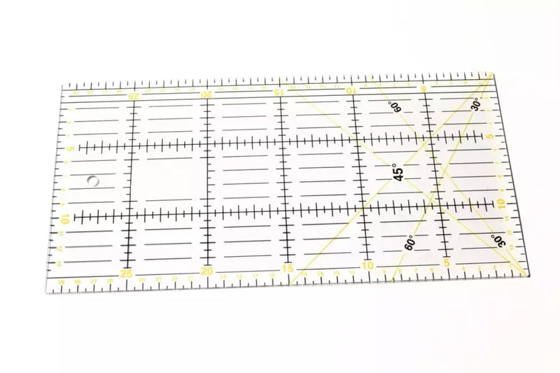 Quilting Ruler Metric Guide - Right & Left Hand Use