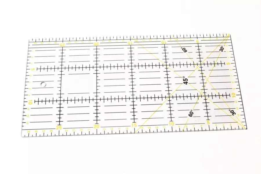 Quilting Ruler Metric Guide - Right & Left Hand Use