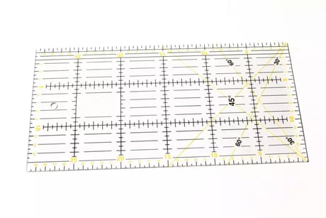 Quilting Ruler Metric Guide - Right & Left Hand Use