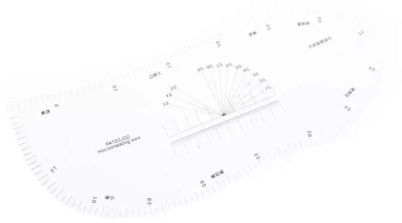 Tailor's Curve Ruler Multiuse Measuring Tool - 80cm
