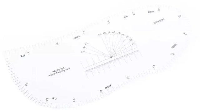 Tailor's Curve Ruler Multiuse Measuring Tool - 80cm
