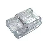 Zipper Foot Clear Snap-On Presser Foot for Concealed Zippers - Low Shank