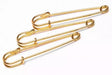 Jumbo Safety Pins Heavy-Duty Steel for Fabric, Crafts - 3"