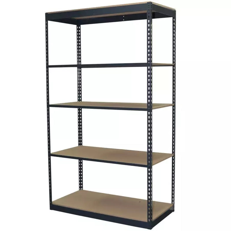 Boltless Steel Shelving Unit Heavy-Duty Storage - 84 x 48 x 24 in.