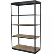 Boltless Steel Shelving Unit Heavy-Duty Storage - 84 x 48 x 24 in.