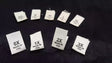 Size Labels Woven Cotton Sew-In Made in USA - Pack of 100