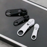 Zipper Slider Metal No-Locking Pull for #3/#5 Coil Zippers
