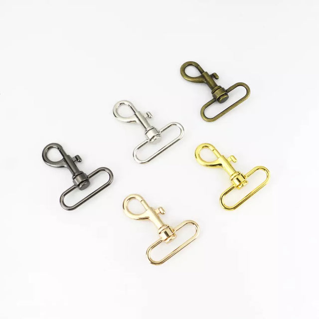 Swivel Snap Hook Metal Hardware for Bags & Keychains - 39mm/50mm