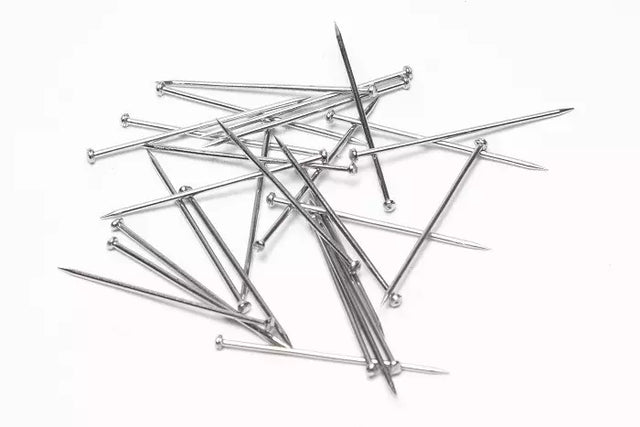 Dressmaker Pins Stainless Steel Precision Straight Pins for Sewing - #14, 7/8"