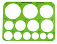 Circle Template Plastic Jumbo Circles for Drawing Fillets & Rounds - T-826