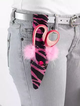 Scissor Holster Assorted Animal Prints for Belt Wear - 8 in