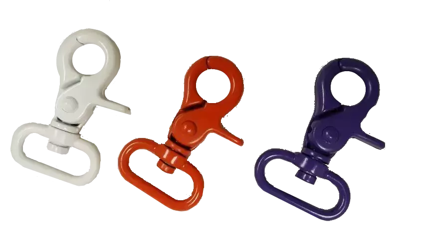 Swivel Trigger Snap Hooks Painted Finish for Bags - 1/2" to 1"