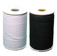 Braided Elastic Polyester Rubber Durable Sewing Elastic for Waistbands & Masks - 1/8" to 1/2"