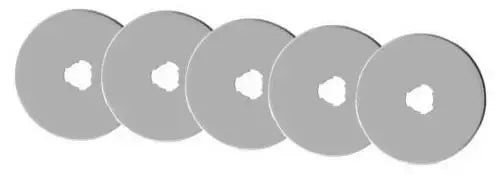45mm Rotary Cutter Replacement Blades - Universal 5 Pack