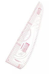Cutting-Out Ruler Metric Versatile Pattern Tool - 45cm x 10cm