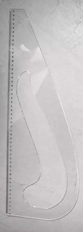 Multi Function Acrylic Ruler Durable for Rotary Cutting - 50cm
