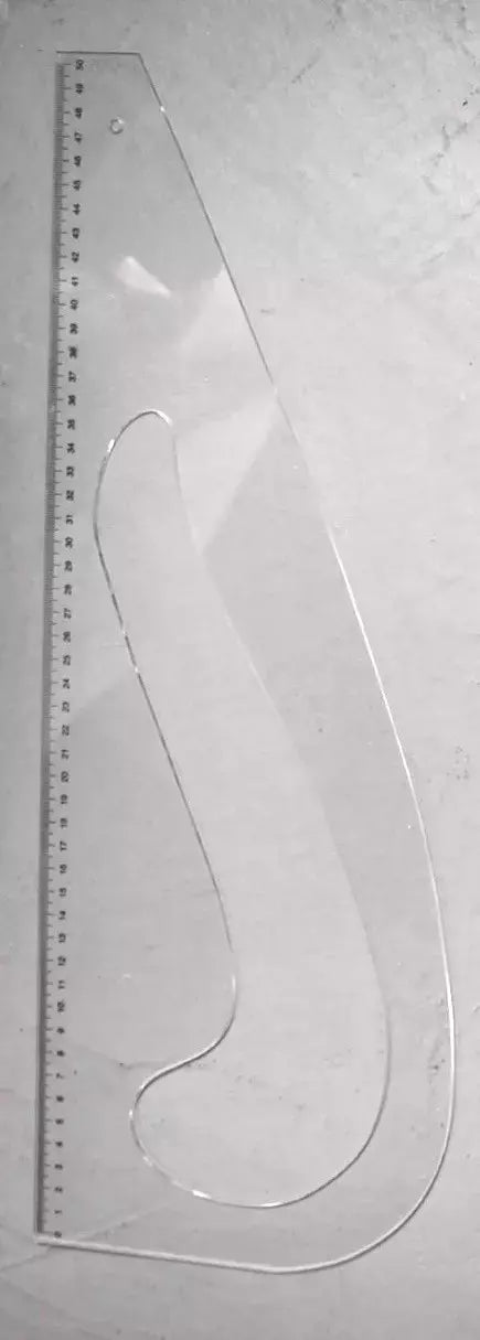 Multi Function Acrylic Ruler Durable for Rotary Cutting - 50cm