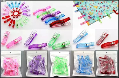 Wonder Craft Clips Precision Fabric Clips for Sewing - Assorted Sizes