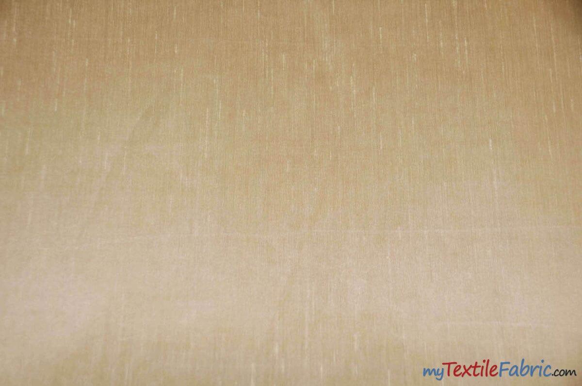 IFR Extra Wide Dupioni Silk 100 Percent Polyester Faux Dupioni Fabric - Multiple Colors, 120" Wide (1 Yard)