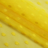 Polka Dot Stretch Mesh Fabric