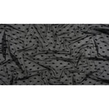 Polka Dot Stretch Mesh Fabric