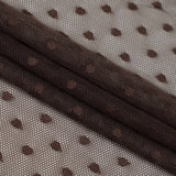 Polka Dot Stretch Mesh Fabric