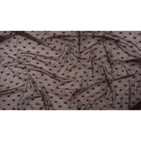 Polka Dot Stretch Mesh Fabric