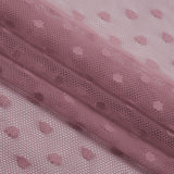 Polka Dot Stretch Mesh Fabric
