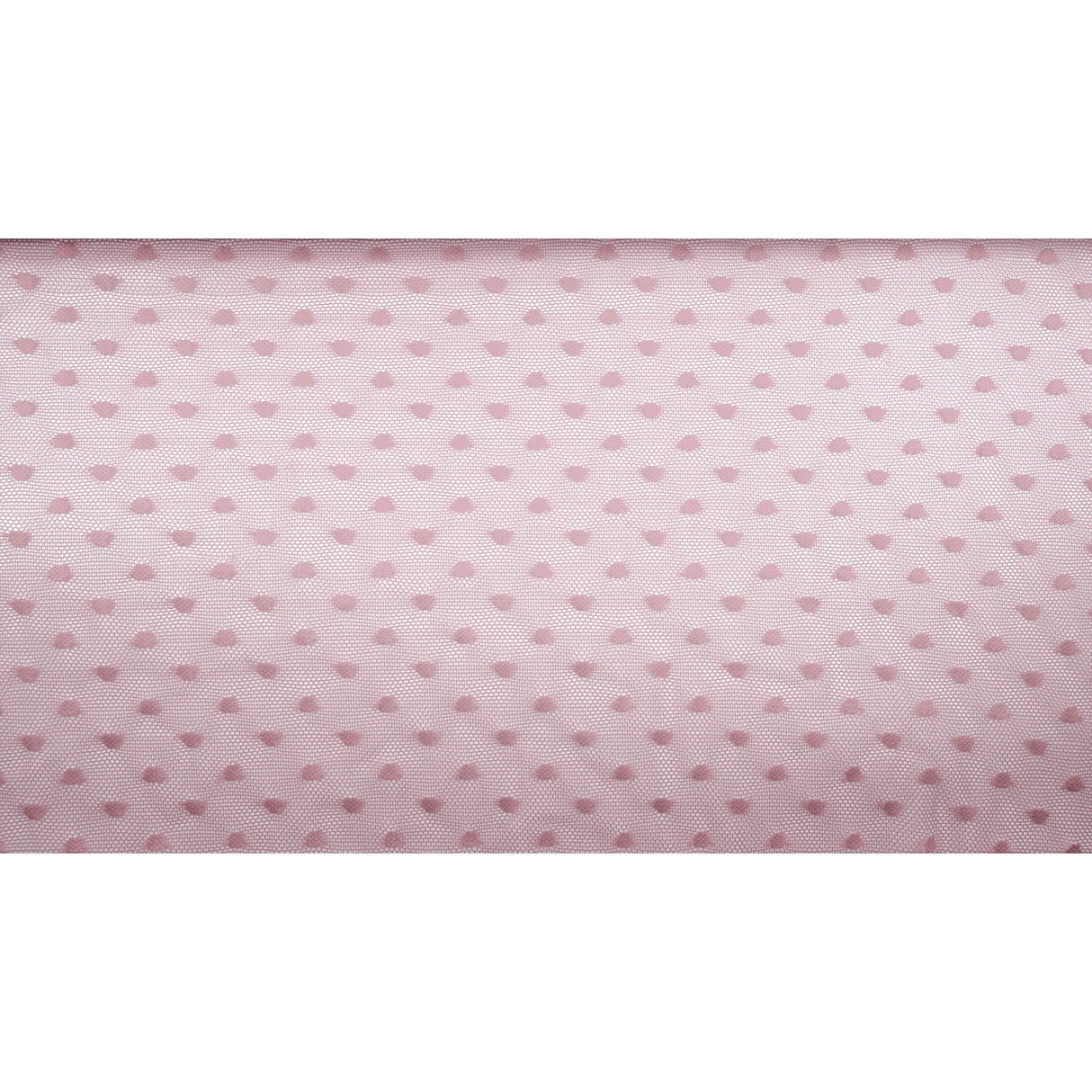 Polka Dot Stretch Mesh Fabric