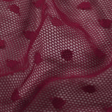 Polka Dot Stretch Mesh Fabric