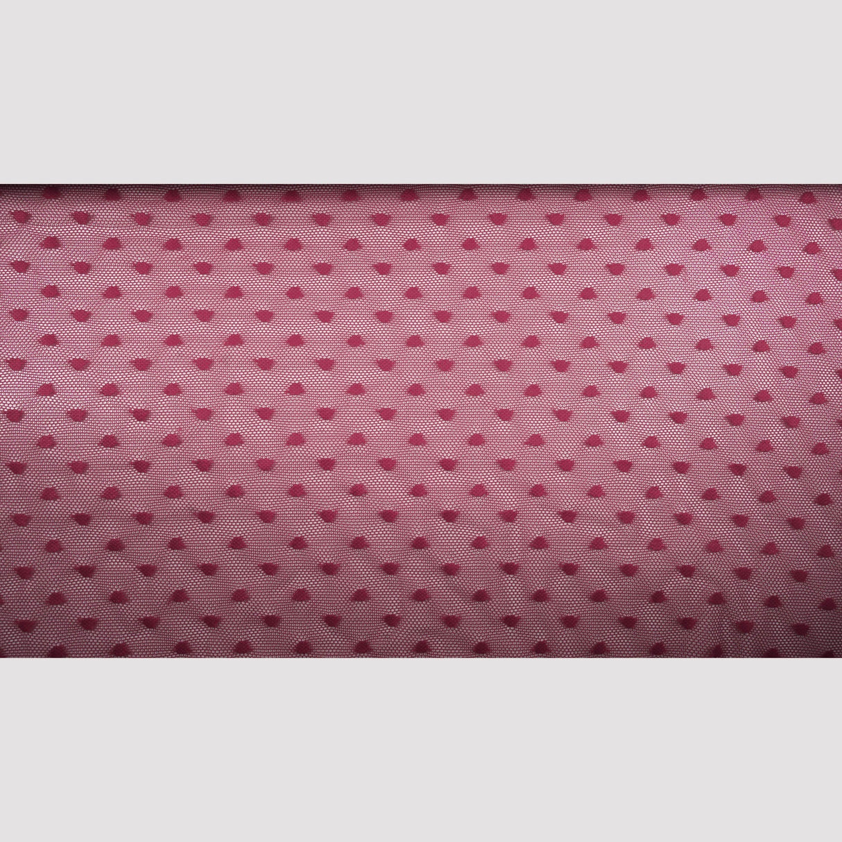 Polka Dot Stretch Mesh Fabric
